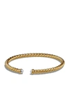 DAVID YURMAN 4MM CABLESPIRA 18K GOLD BRACELET,PROD194520450