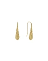 Lagos Caviar Gold Collection 18k Gold Drop Earrings