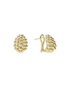 Lagos Caviar Gold Collection 18k Gold Domed Huggie Earrings