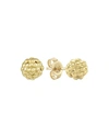 LAGOS 18K GOLD CAVIAR STUD EARRINGS,PROD202660126