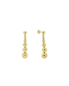 Lagos Caviar Gold Collection 18k Gold Graduated Seven Bead Drop Earrings