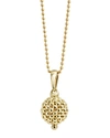 Lagos Caviar Gold Collection 18k Gold Ball Pendant Necklace, 30