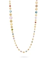 MARCO BICEGO JAIPUR GRADUATED LONG NECKLACE WITH MIXED ELEVATED GEMSTONES, 36",PROD204430043