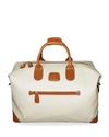 Bric's Firenze Pink 18" Cargo Duffel Luggage In Cream