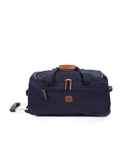 BRIC'S NAVY X-BAG 21" CARRY-ON ROLLING DUFFEL LUGGAGE,PROD190790182
