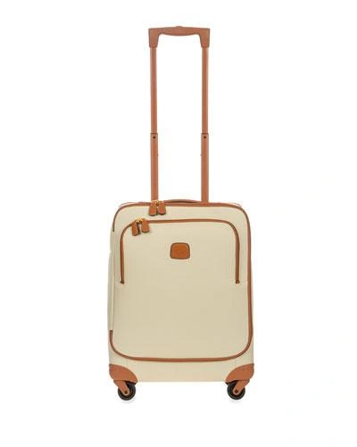 Bric's Firenze Cream 21" Carry-on Spinner Luggage