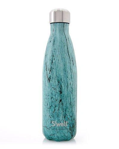 S'well Teal Wood" 17-oz. Reusable Bottle" In Blue Pattern