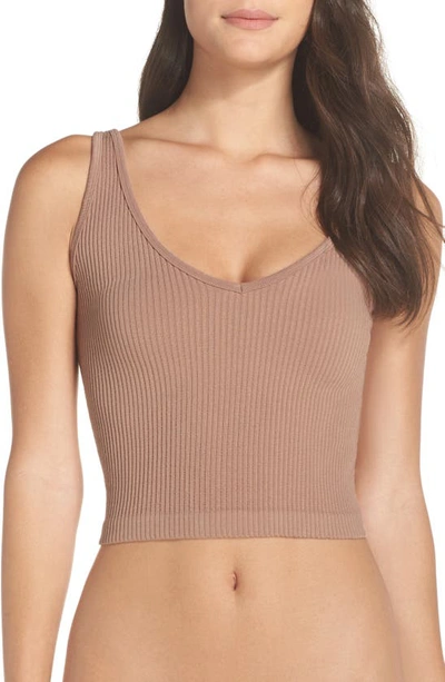 FREE PEOPLE RIB BRAMI CROP TANK,OB709176