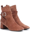 TOD'S SUEDE ANKLE BOOTS,P00282272