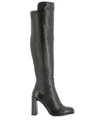 STUART WEITZMAN BLACK LEATHER BOOTS,8619688