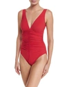KARLA COLLETTO RUCH-FRONT UNDERWIRE ONE-PIECE SWIMSUIT,PROD122790075