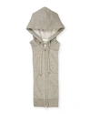 Veronica Beard Heather Gray Hoodie Dickey In Heather Gray