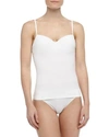 Hanro 'allure' Built-in Bra Camisole In Off White