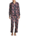 DESMOND & DEMPSEY TIGER-PRINT CLASSIC PAJAMA SET,PROD129070259