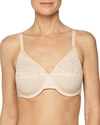 Wacoal Visual Effects Minimizer Lace Bra In Sand