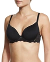 Simone Perele Caresse 3d Plunge T-shirt Bra In Black