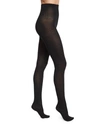 Wolford Silver Dust Stripe Tights In Black