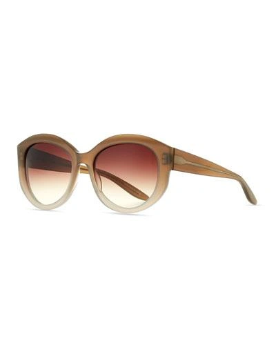 Barton Perreira Patchett Gradient Sunglasses, Sandstone/smoky Topaz