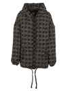 ISABEL MARANT KNITTED HOODIE,17HVE0667 17H005I-BURGUNDY