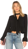 LIKELY LONG SLEEVE LETTIE TOP,YW160 045LY