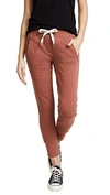 Sincerely Jules Lux Joggers In Auburn