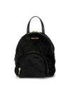 MIU MIU MIU MIU MINI VELVET BACKPACK - BLACK,5BZ015VOOON8812394073