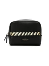 À LA GARÇONNE À LA GARÇONNE HANDPAINTED IVAR MAKE UP BAG - BLACK,217215112383943