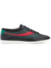 GUCCI Falacer sneakers with Web,RUBBER100%