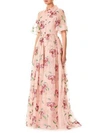 CAROLINA HERRERA Floral Silk Gown