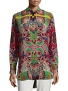 ETRO Paisley Silk Hi-Lo Blouse