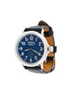 SHINOLA 'Runwell 41mm' watch,LEATHER,STAINLESSSTEEL