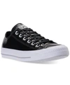 CONVERSE WOMEN'S CHUCK TAYLOR OX PATENT CASUAL SNEAKERS FROM FINISH LINE