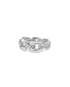 DAVID YURMAN WELLESLEY STERLING SILVER CHAIN LINK RING,PROD200020073