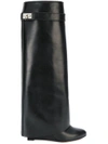 GIVENCHY SHARK LOCK KNEE-HIGH BOOTS,BE0890500412427483