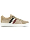 MONCLER SHEARLING PANELED trainers,2017700019AT12424784