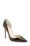 Christian Louboutin Kate 100 Patent Leather Pumps In Black