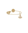 VIVIENNE WESTWOOD VIVIENNE WESTWOOD SAFETY PIN LIP YELLOW GOLD,8052645709604