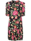 DOLCE & GABBANA FLORAL BOUQUET PRINTED DRESS,F65O8ZFSRIF12410747