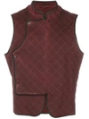 AL DUCA D'AOSTA QUILTED FITTED WAISTCOAT,052017GL20212428461