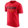 NIKE MEN'S ATLANTA HAWKS NBA DRY PRACTICE T-SHIRT, RED,5557881