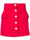 ALESSANDRA RICH buttoned high waisted skirt,FAB1158RO12435620