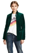 ZADIG & VOLTAIRE VOLLY VELVET BLAZER