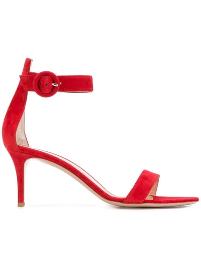 Gianvito Rossi Portofino 85 High-heeled Sandals In Red
