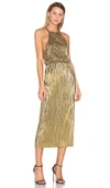 House Of Harlow 1960 X Revolve Farrah Dress In Gold