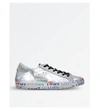 GOLDEN GOOSE Superstar D49 leather printed-sole trainers