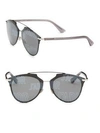 DIOR Reflected Prism 63MM Mirrored Modified Pantos Sunglasses