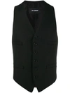 RAF SIMONS Black classic waistcoat,172400993012363994