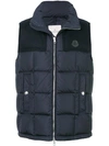 MONCLER MONCLER GUI GILET - BLUE,43301855415512344586