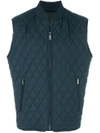 BRIONI QUILTED ZIP-UP GILET,SWL80OO6AX312364650