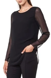 AKRIS PUNTO SHEER LAYER TOP,819100059114